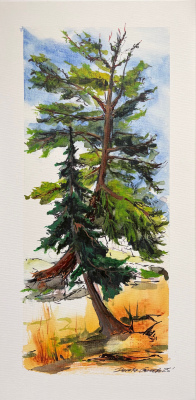 Session 3 Mon Oct 20; VI Trees & Landscape Elements Palette Acrylic Landscapes 1-4pm
