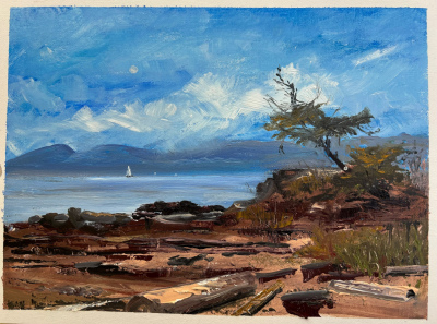 Nanoose Art WORKSHOP: MONDAY July 7th-4pm "ATMOSPHERIC PERSPECTIVE" 